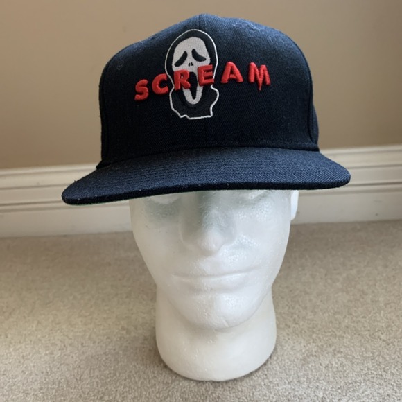 Scream Headgear Classics Ghostface Wool Blend Snapback hat cap - Picture 1 of 9